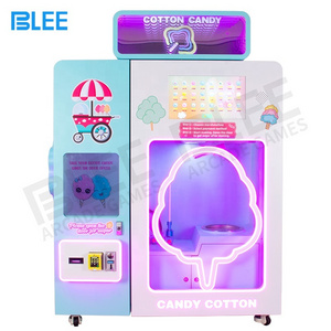 High Quality Unmanned Operation Automatic Flower Modern Vending Making Candy Floss Machine