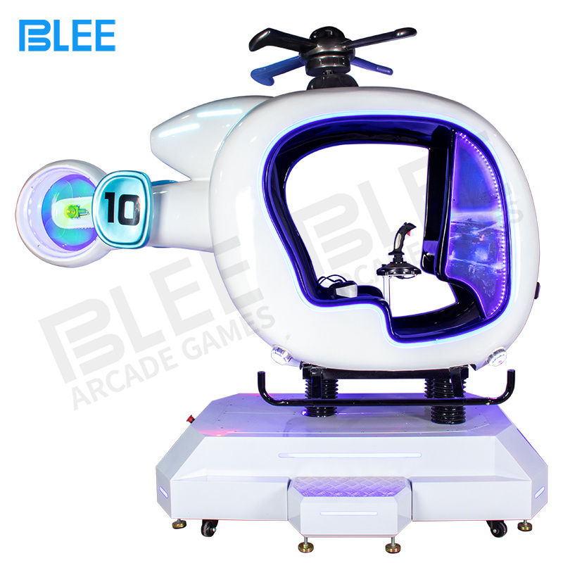 Indoor Playground 9D VR Airplane Vr Helicopter Plane Devices Virtual Reality Flight Game Simulator