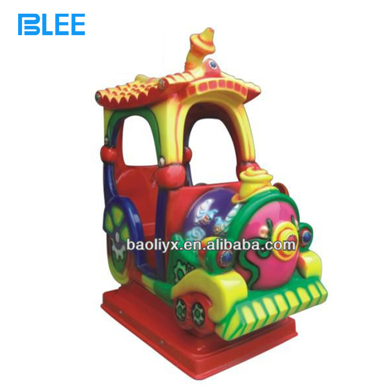 Fiber Glass Coin Operated Electric Mini Train Amusement Kiddie Rides