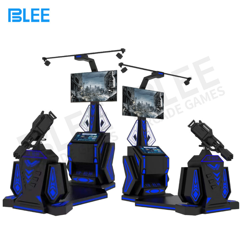 Factory Price vr shooting game indoor standing 1 player virtual reality arcade Gatling 9D VR game machine