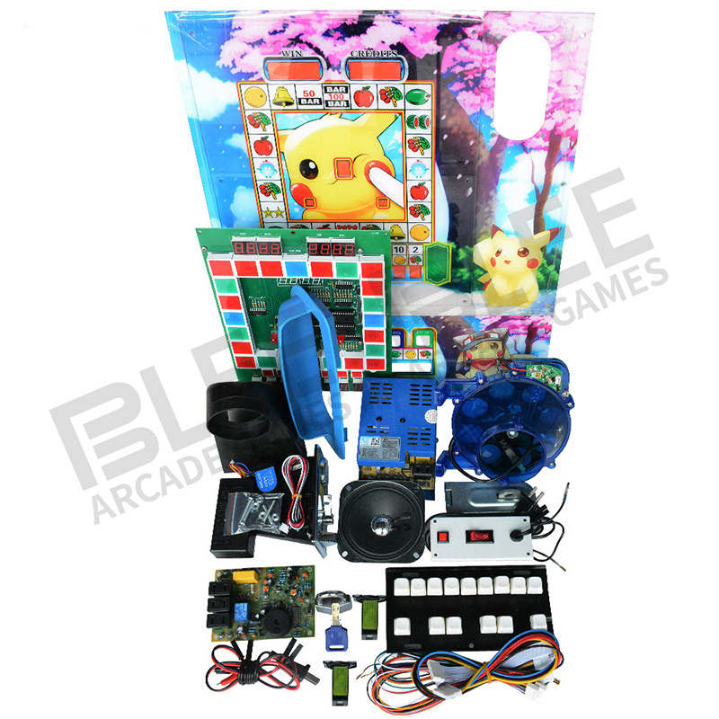 2020 Newest Fruit King / Metro Mario Game Machine Board Kit pikachu tarjetas Machine Parts For Sale