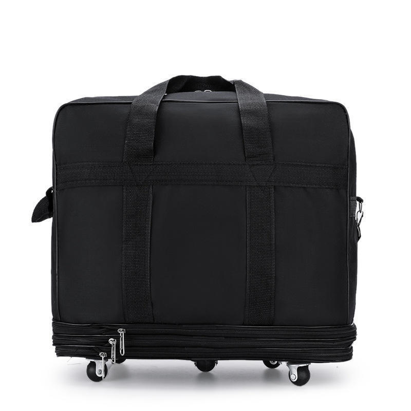 3PCS/SET Consignment Trolley Case with Wheels Folding Large Capacity Travel Bag Oxford Cloth Carry On Hand Luggage Suitcases