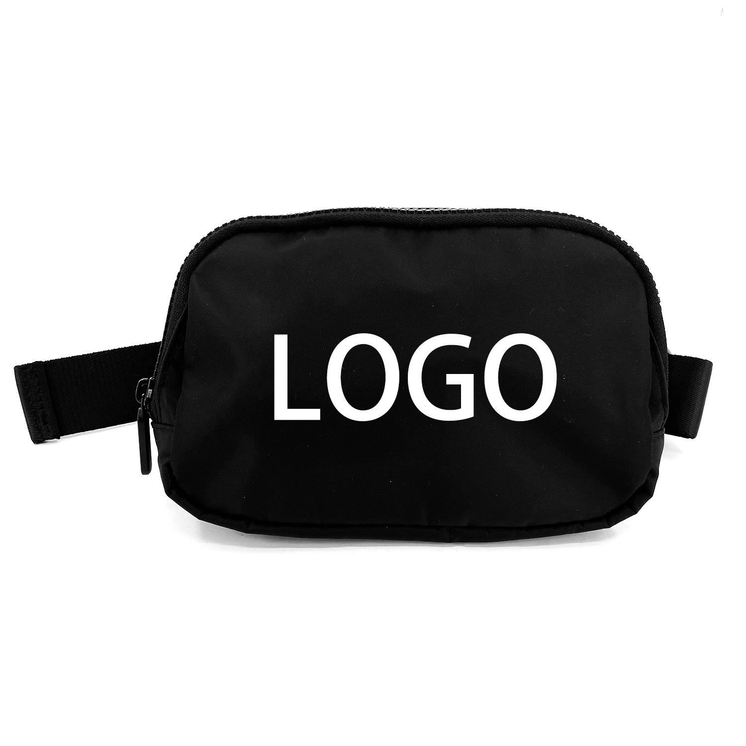 Custom Logo Waist Bag Travel Waterproof Large Ladies Women'S Crossbody Fanny Pack Bum Hip Adjustable Extended Strap Belt Bag