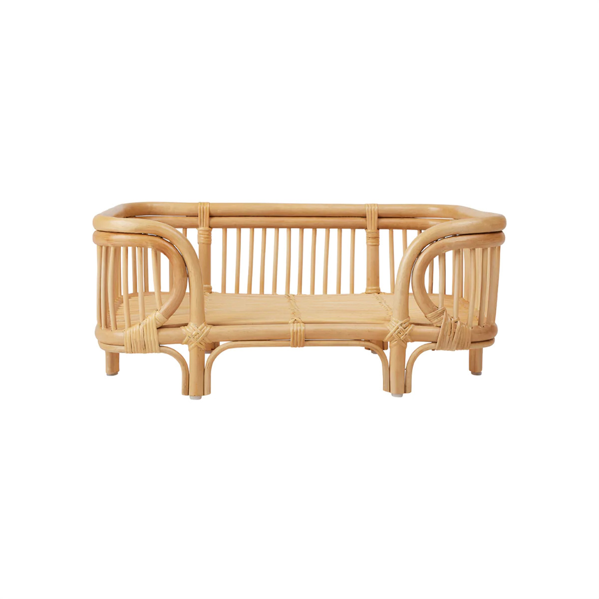 natural elegant rattan pet bed rattan pet house and various size bed for dog & cat pet accessories