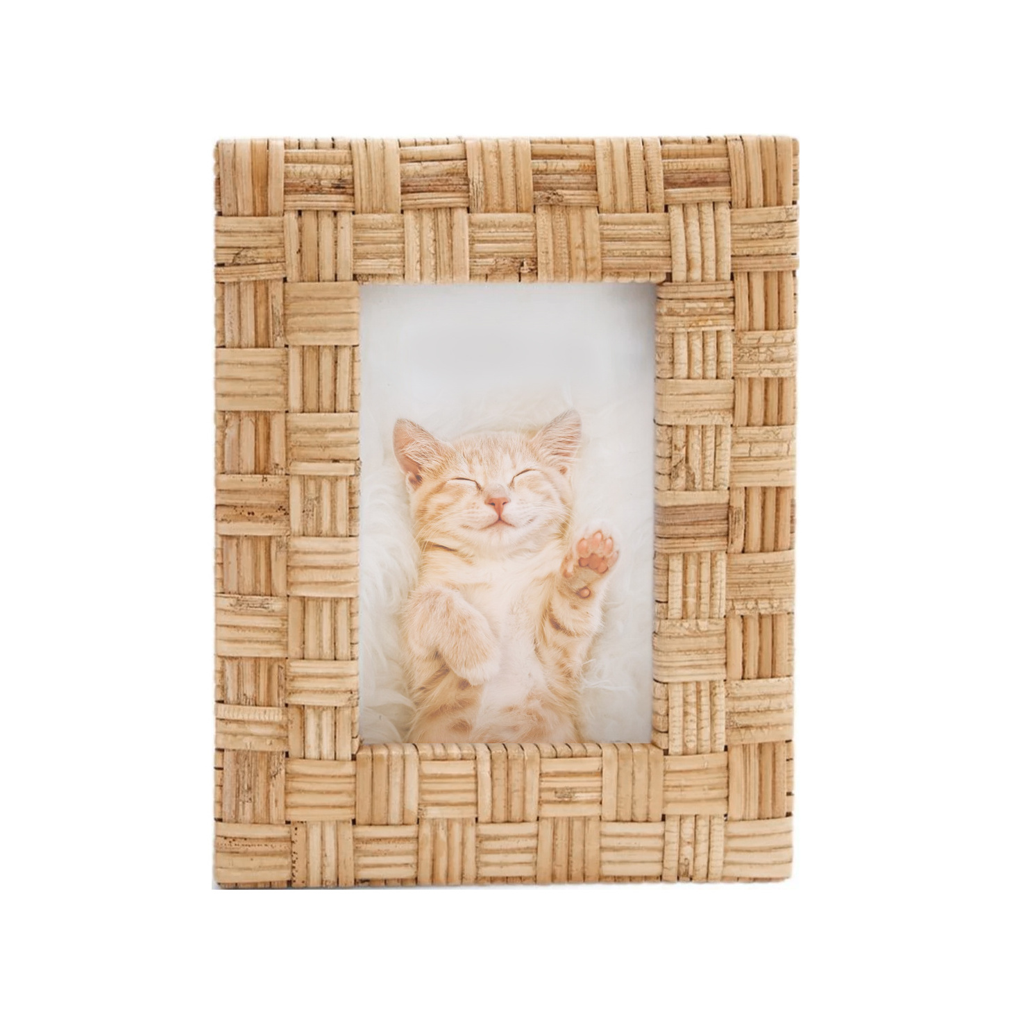 Classic rattan picture frame and wicker photo frame from handicraft Vietnam