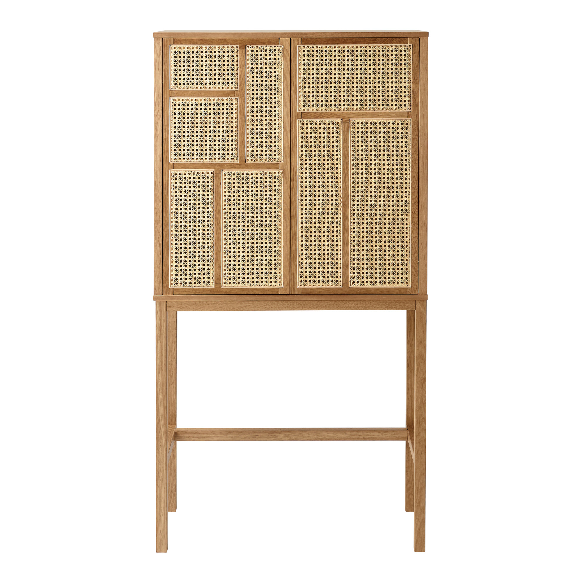 Hot Trend Wooden Rattan Cabinet Rattan Wardrobe