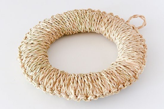 Eco-friendly Straw Seagrass Round Pot Stand Trivet, Straw Pot Mat