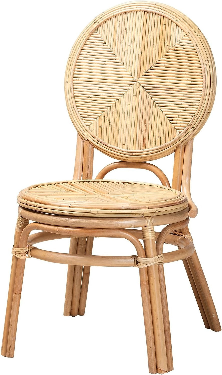 Rattan Baxton Studio Carita Dining Chair  One Size And Natural Brown Handmade From Best Supplier In VietNam