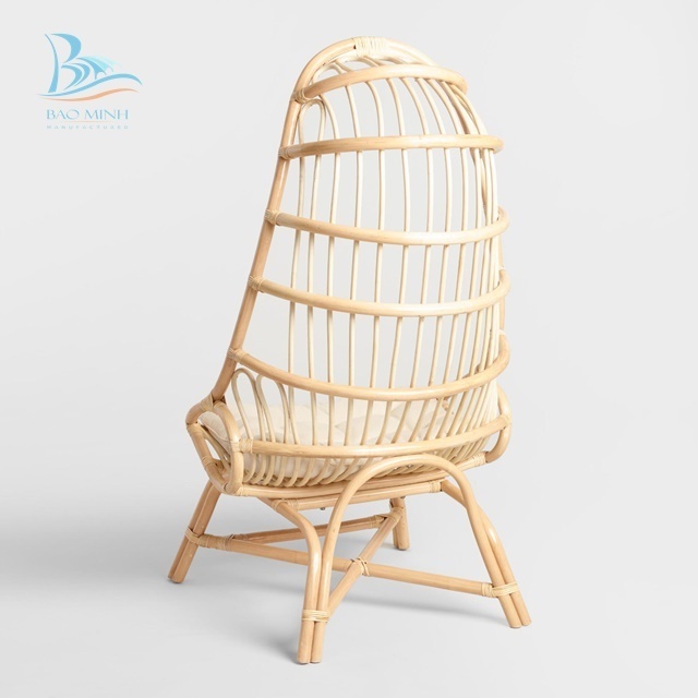 New Design 2023 Rattan Egg Chair, Rattan Rocking Chair, Lounge Chair Living Room Furniture