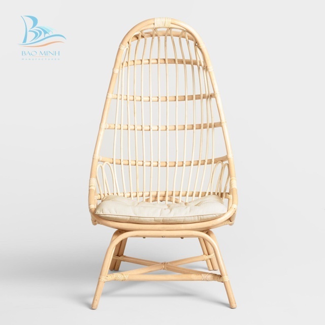 New Design 2023 Rattan Egg Chair, Rattan Rocking Chair, Lounge Chair Living Room Furniture