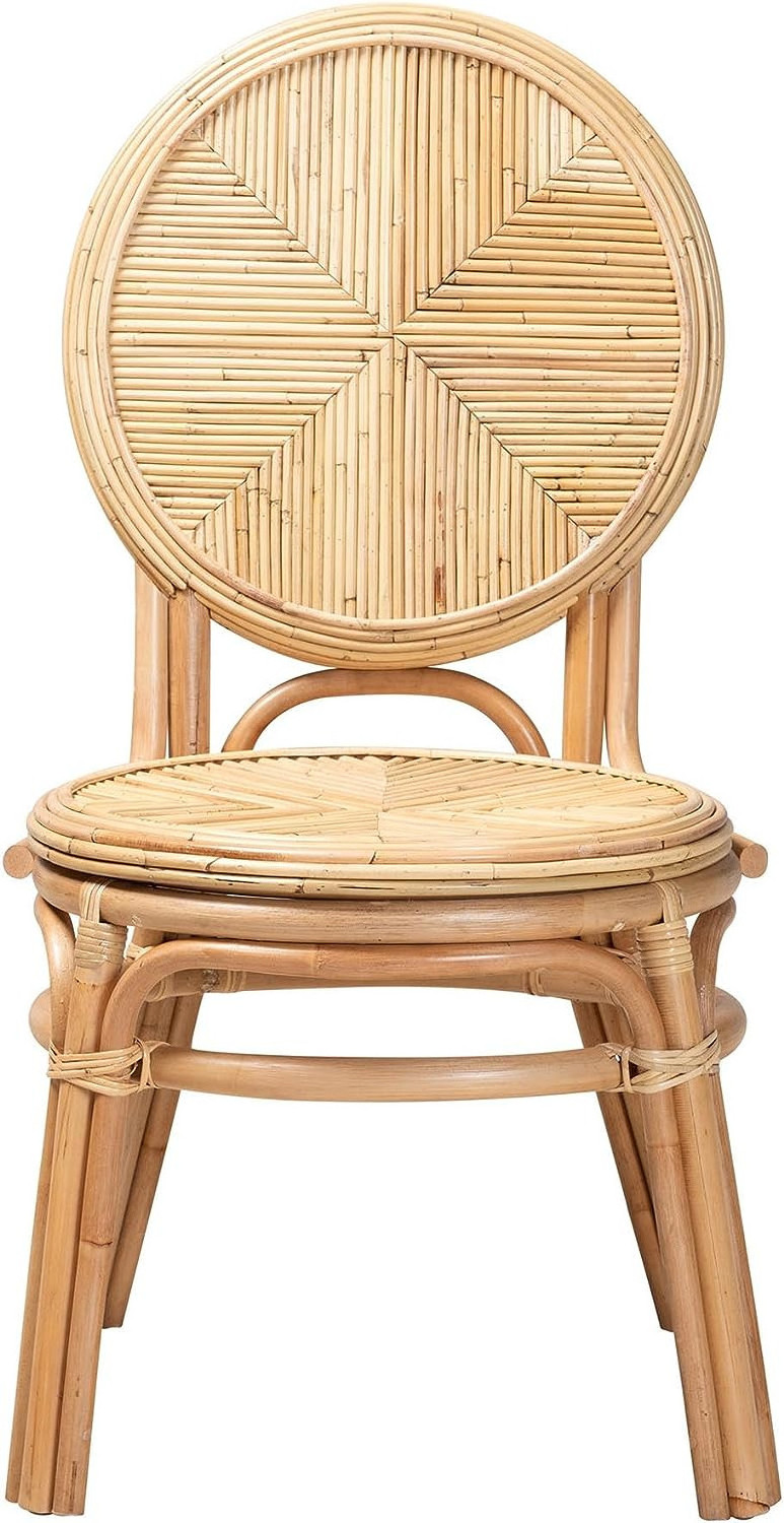 Rattan Baxton Studio Carita Dining Chair  One Size And Natural Brown Handmade From Best Supplier In VietNam