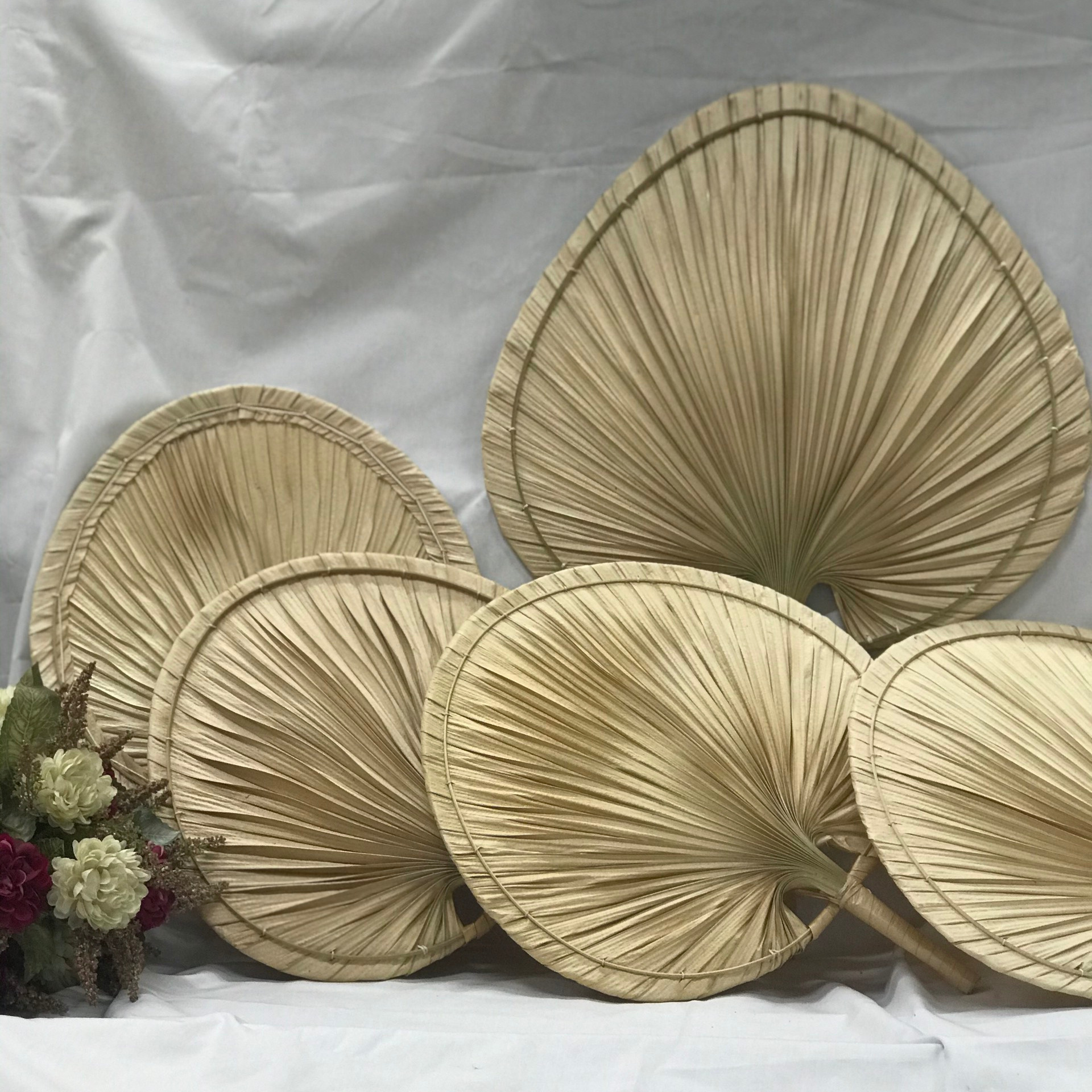 Natural Palm Leaf Fan Wall Hanging Decoration