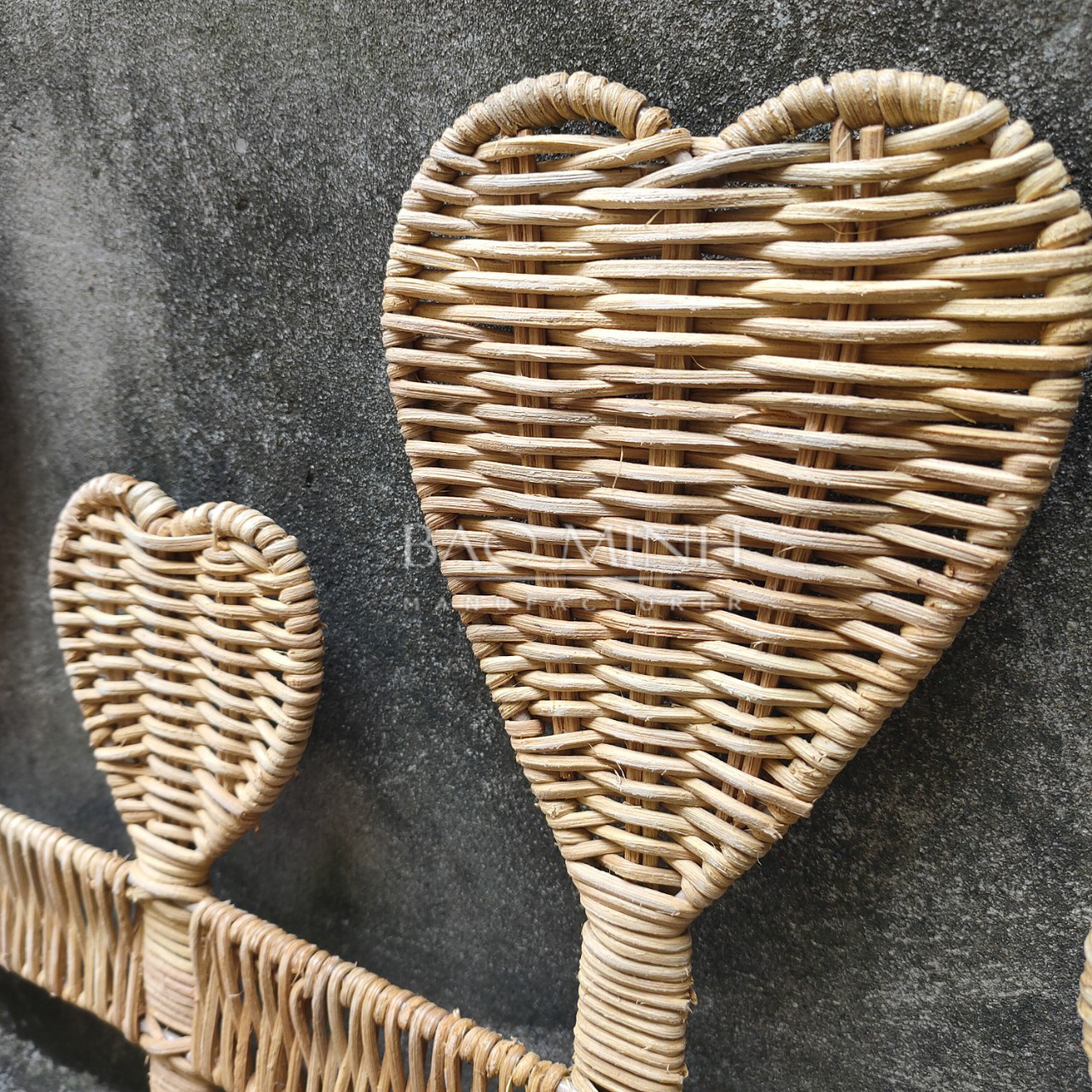 Rattan 5 Hooks Hanger & Wall Hanger Organisation Wall Hooks & Coat Clothes Racks Handmade wall hanging rack