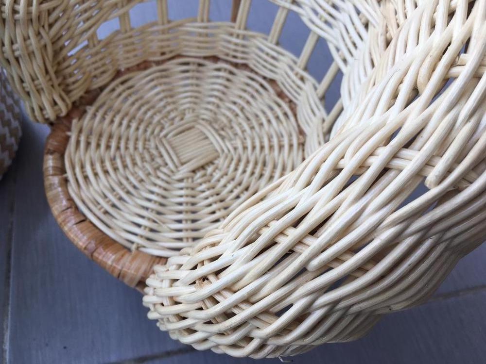 Vintage Cute Rattan Chair,  Mini Rattan Chair for Kid, Rattan Doll chair