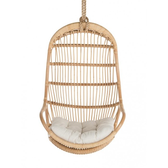 Special hanging rattan egg chair with natural color from Vietnam