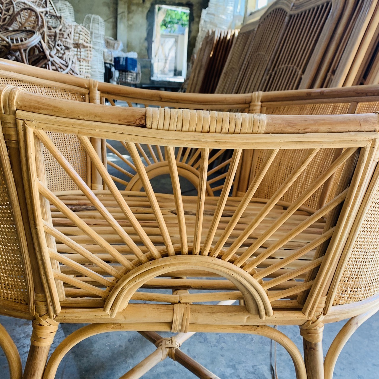 Antique Rattan Wicker Crib, Baby's Bedding Safe For Baby Kid From Vietnam