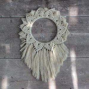 Macrame dreamcatcher wall hanging, Macrame Mandala Dreamcatcher Wall Hanging Decoration