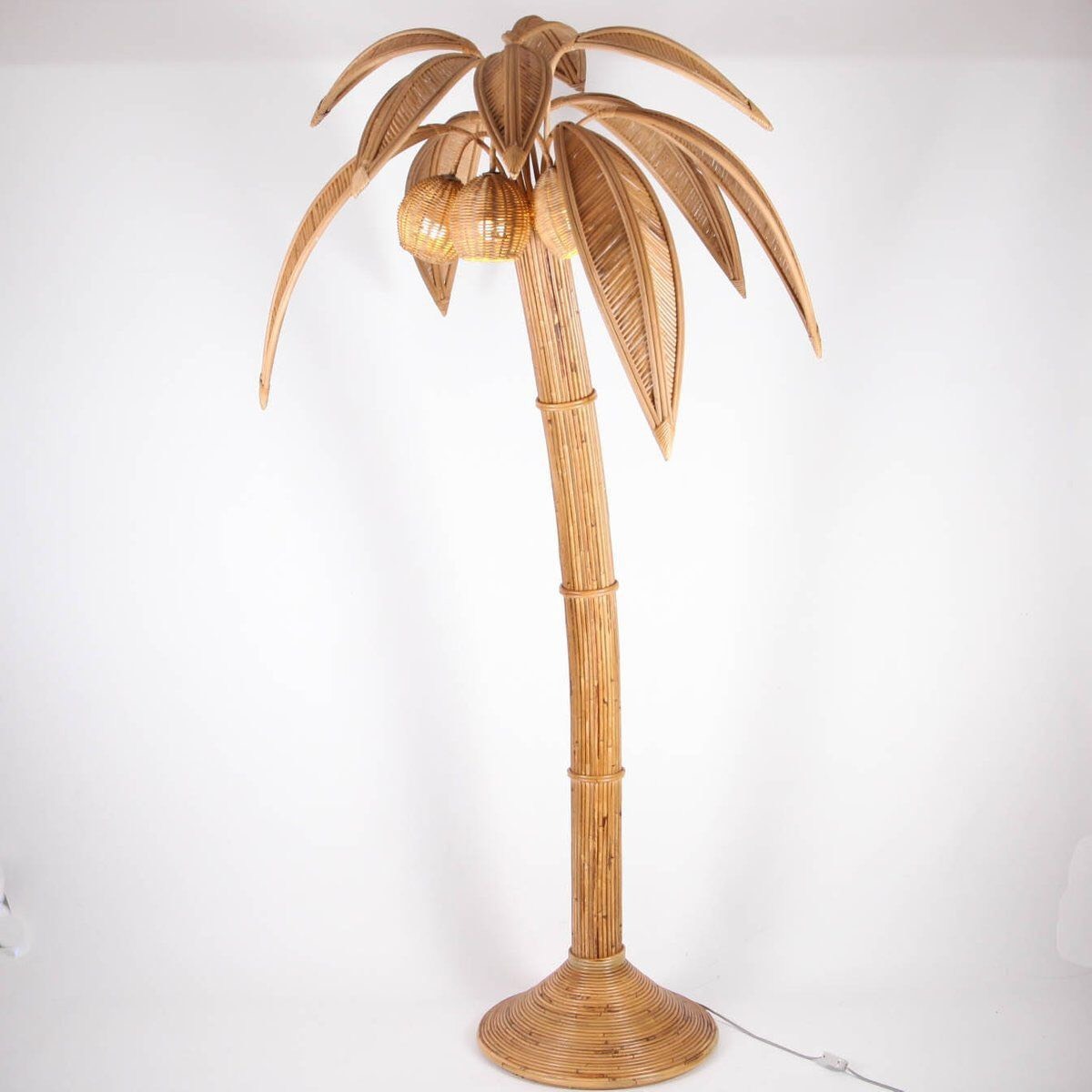 Coconut tree pendant light rattan lampshade light accessories home decor