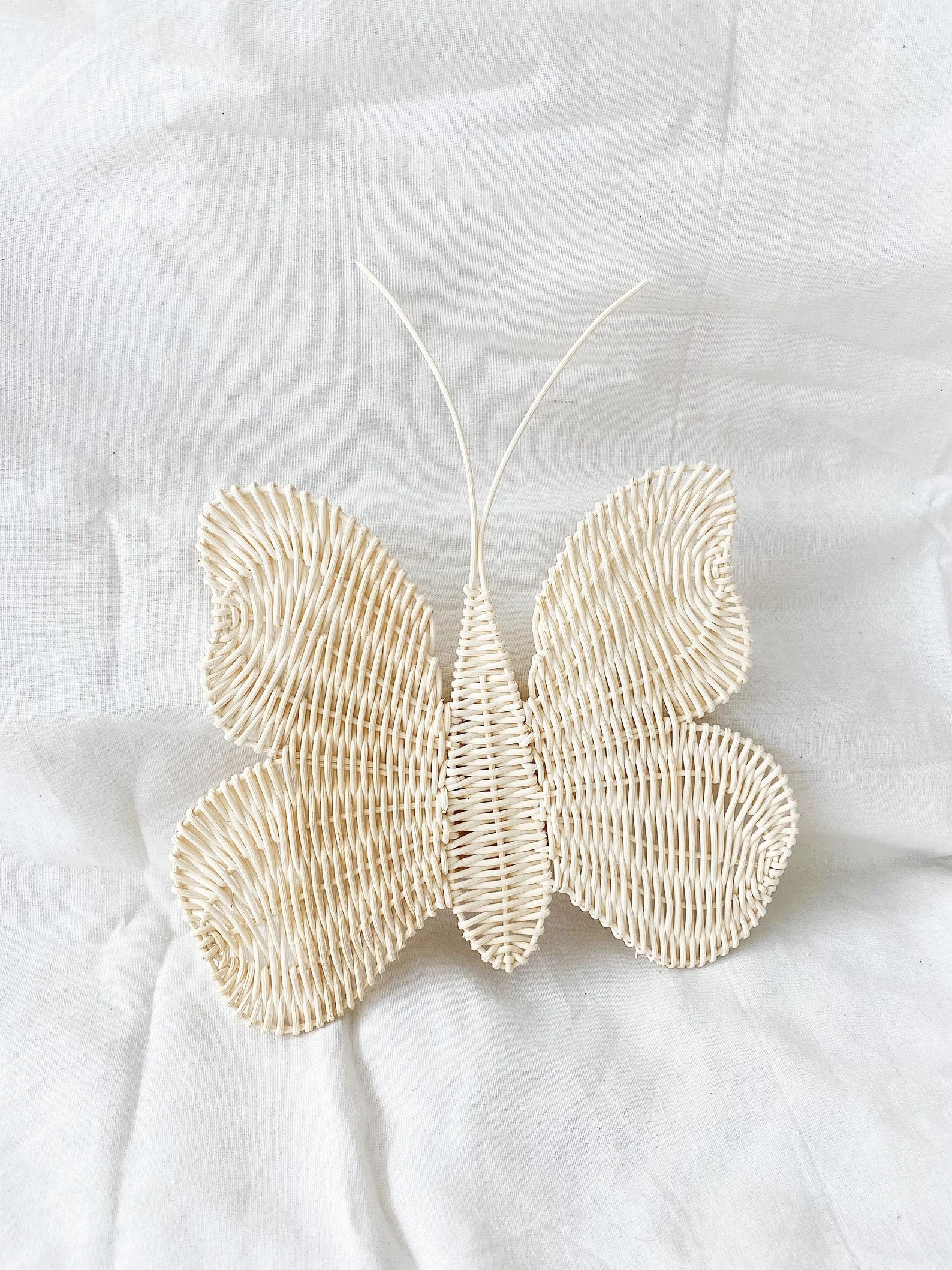 Butterfly wicker rattan nursery decoration wall decor from Vietnam