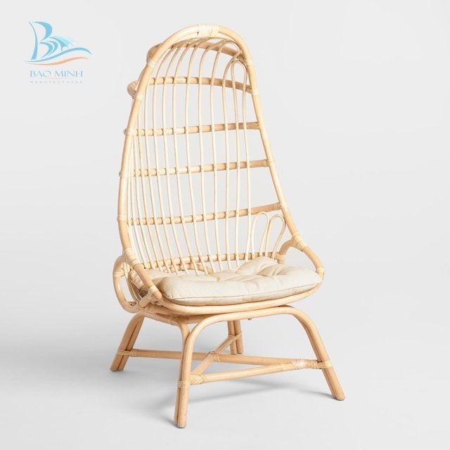 New Design 2023 Rattan Egg Chair, Rattan Rocking Chair, Lounge Chair Living Room Furniture