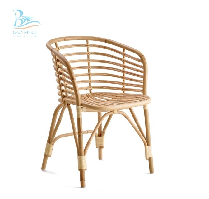 Modern rattan chair from Vietnam