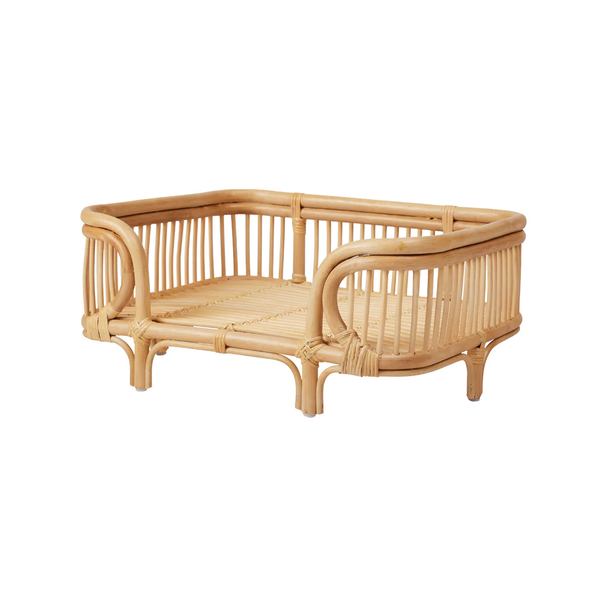 natural elegant rattan pet bed rattan pet house and various size bed for dog & cat pet accessories