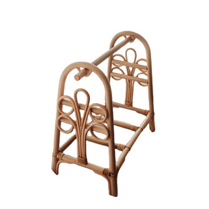 Pretty Rattan Clothing  Rack for Doll