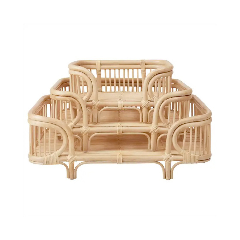 natural elegant rattan pet bed rattan pet house and various size bed for dog & cat pet accessories