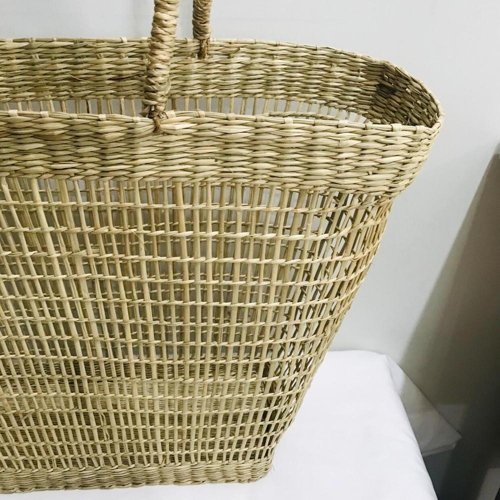 Eco-friendly seagrass wholesale straw bag