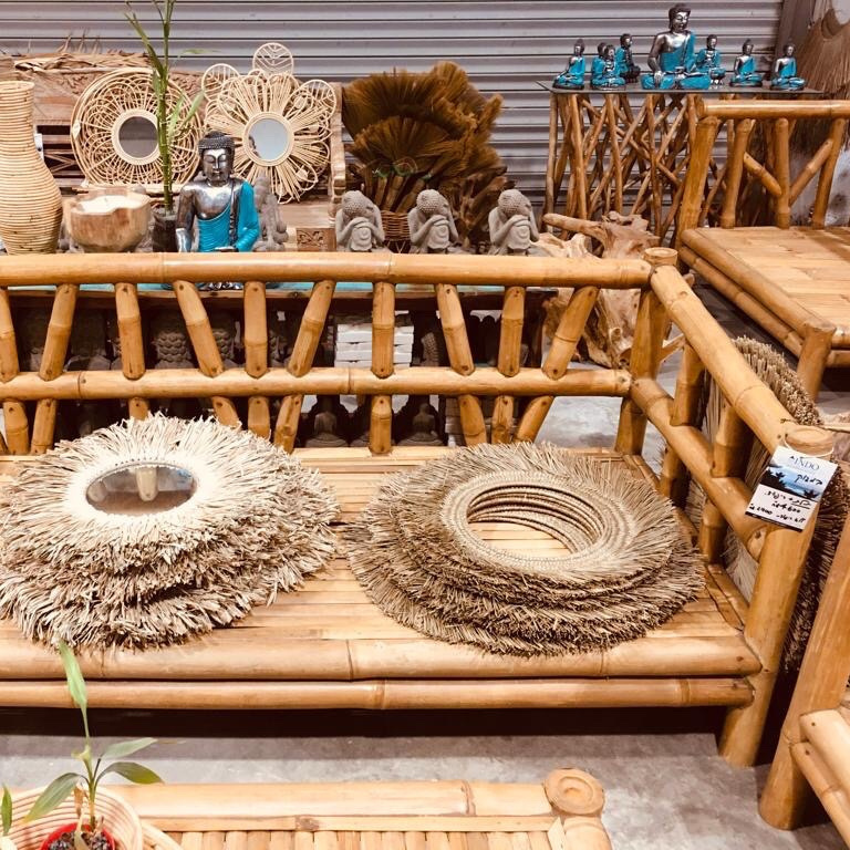 Cane bamboo garden outdoor furniture unique from Vietnam