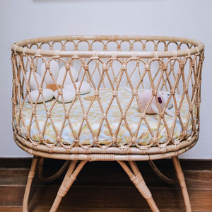 Best Selling Items! High Quality Rattan Crib Bedding for Baby & Nursery from Natural Rattan Safe & Ecofriendly