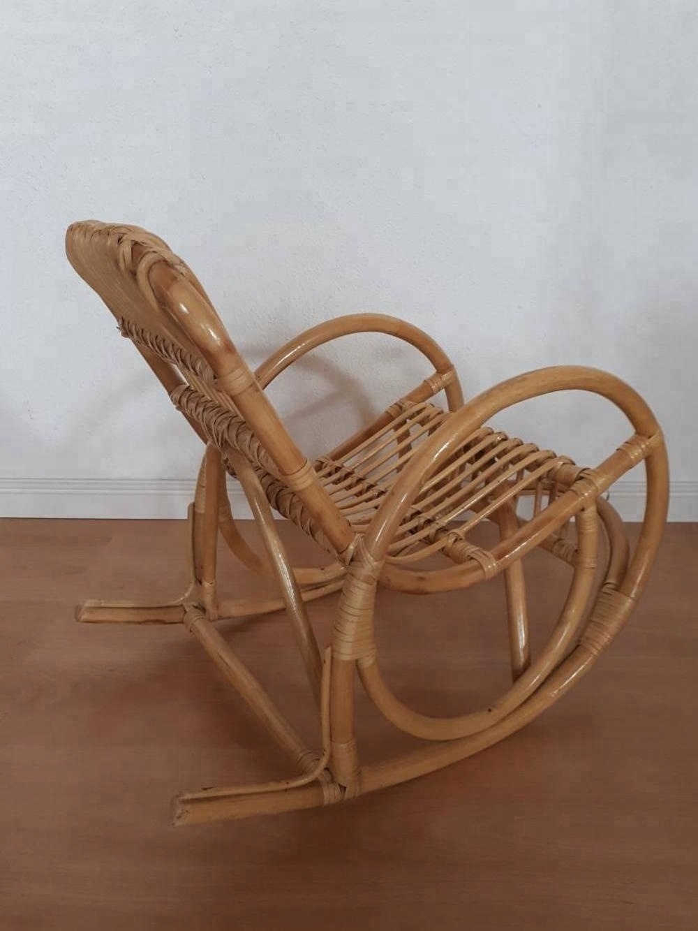 Wholesale Outdoor Chair For Children Small Rattan Rocking Chair From Vietnam Best Supplier