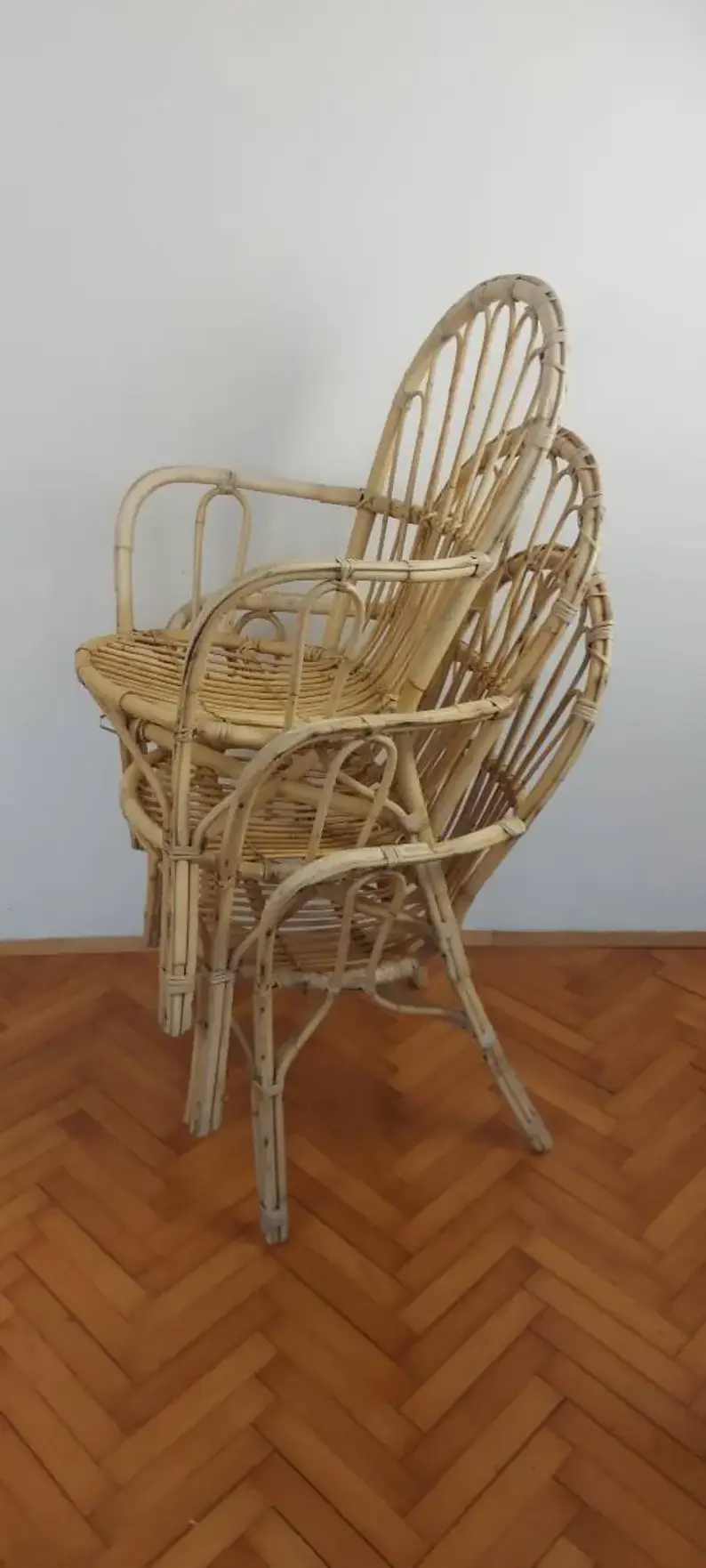 Vintage Rattan BOHO outdoor chair