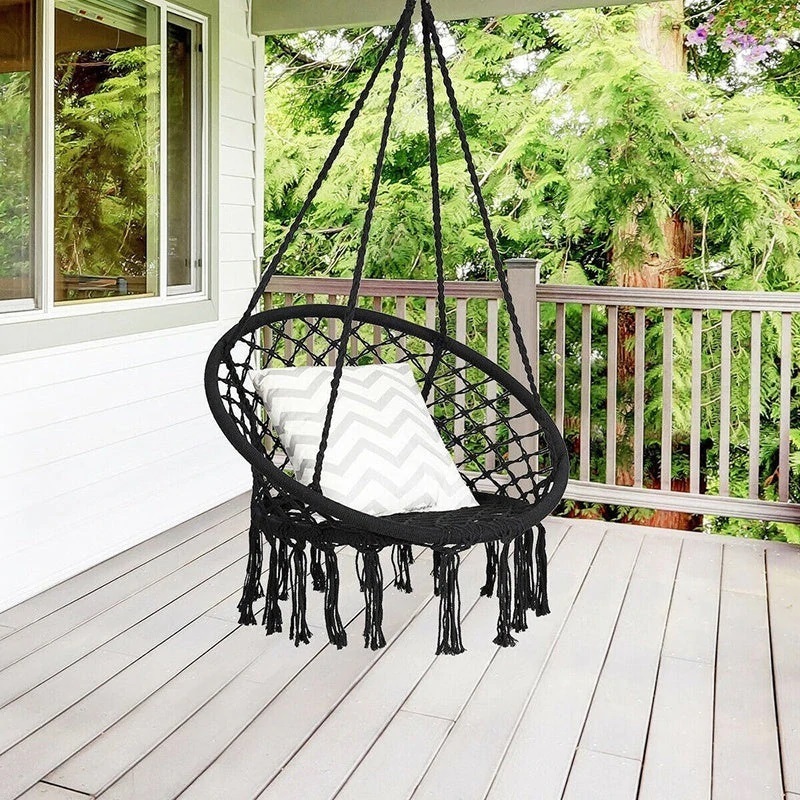 Handmade macrame baby hammock swing chair from Vietnam