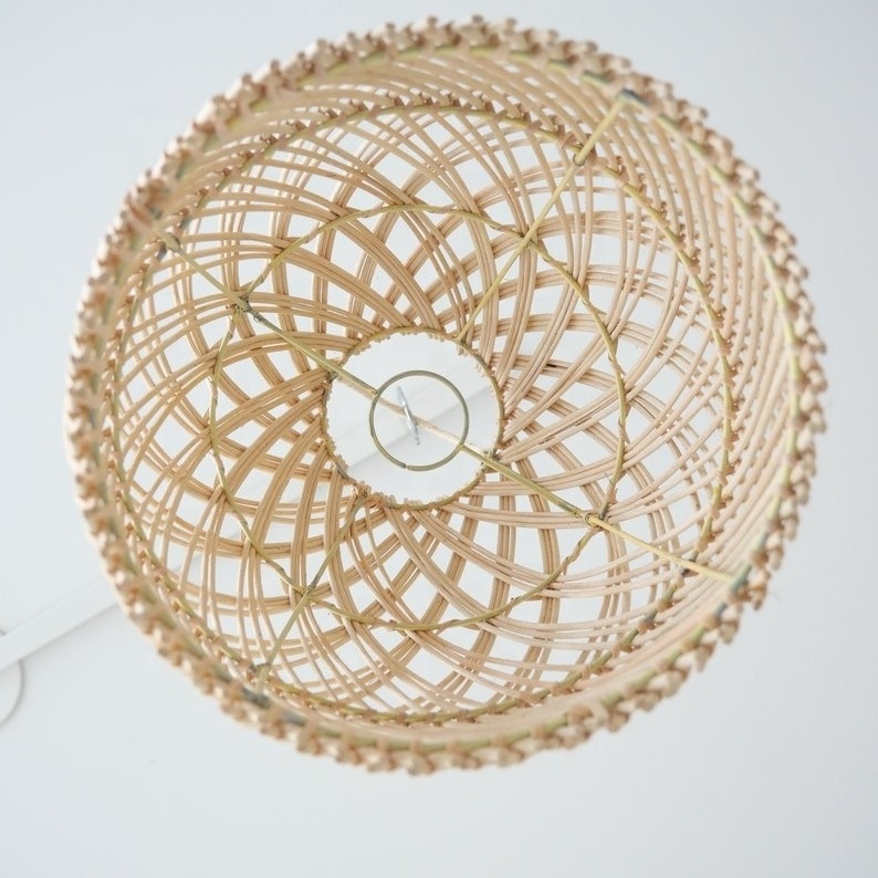 Rattan Hanging Lampshade / Pendants Boho Lighting Bali Style Decorations for Home Living Room Light Design