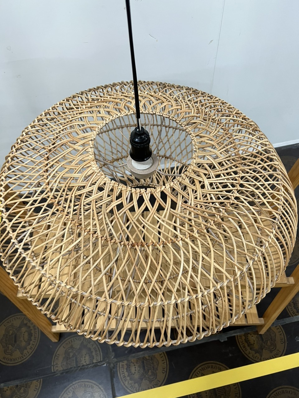 Rattan boho lamp cover and shades