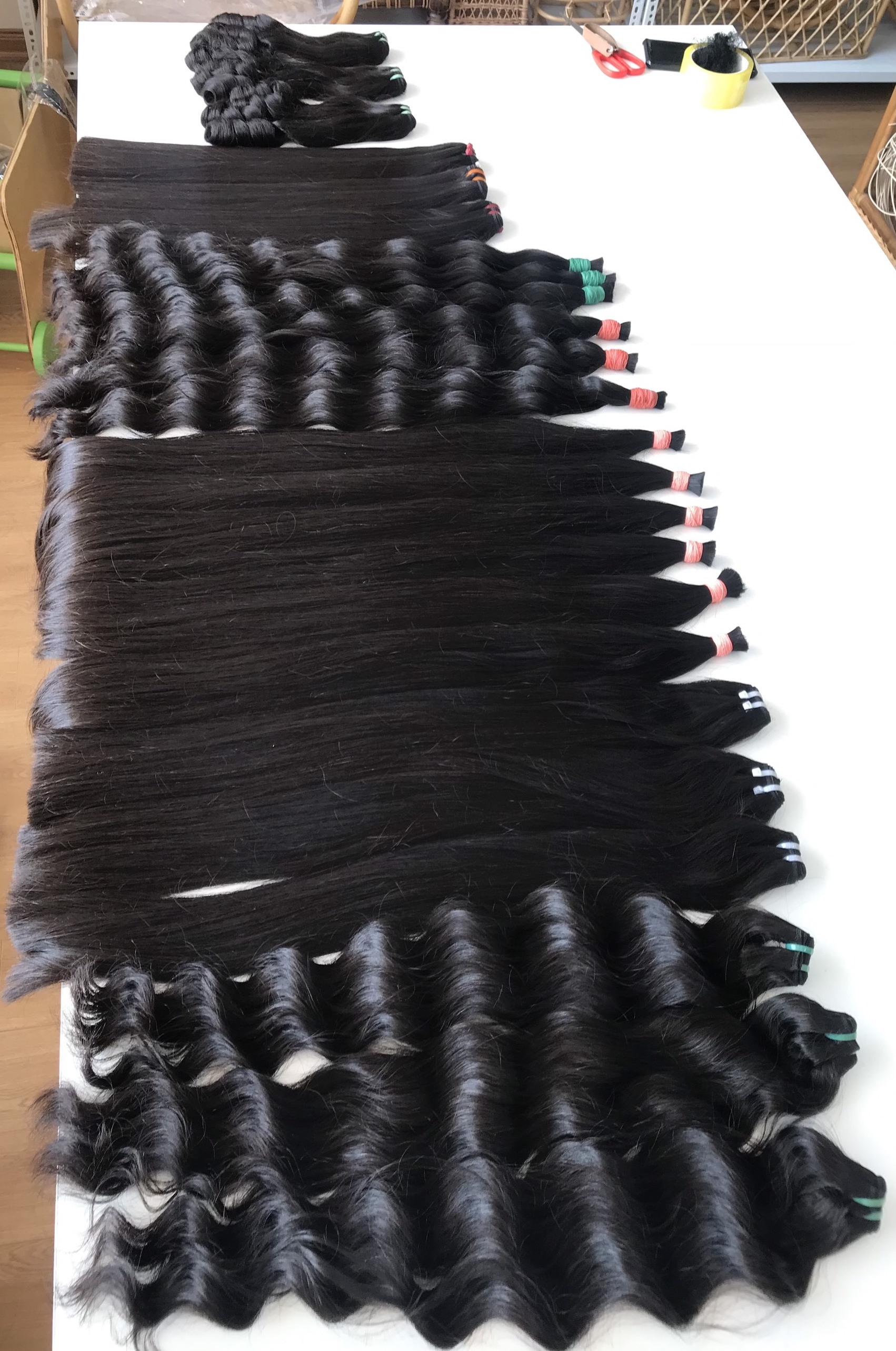 Water Wave Indian Human Hair Bulk For Braiding Curly Style Bulk Human Hair Extension No Weft Human Hair Weaving Bundles