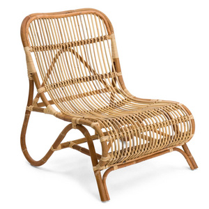 Vietnam natural rattan wicker lounge chair