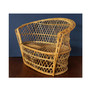 Wholesale Wicker Doll Furniture Doll Chair,  Rattan Doll Wicker Furniture Decor Seating Contact us for Best Price