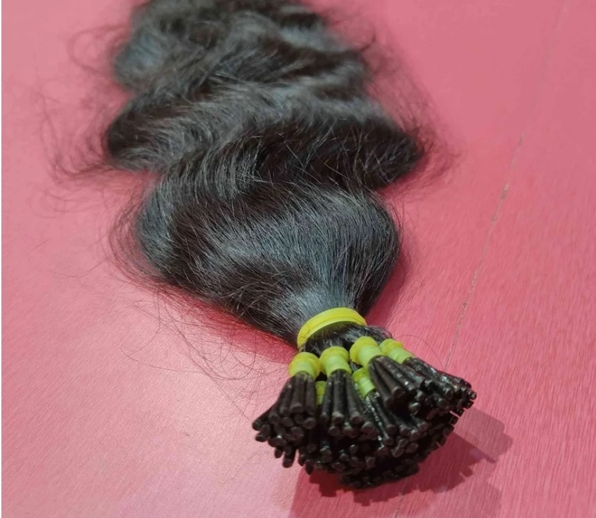 100% Human Hair I-Tip Hair Extension Pre Bonded Keratin Micro Links Extensions from Vietnam