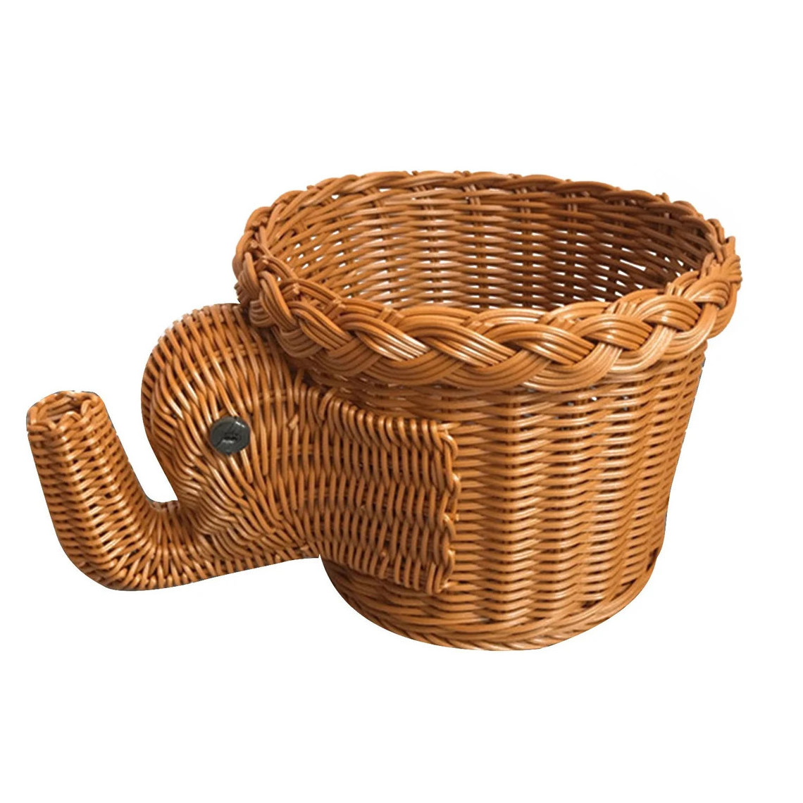 Wholesale cheapest rattan fruit basket with animal shape for Christmas decoration handmade from Vietnam