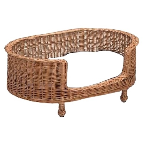 Wicker Pet Bed, sofa for cats or small dogs, handmade wicker basket