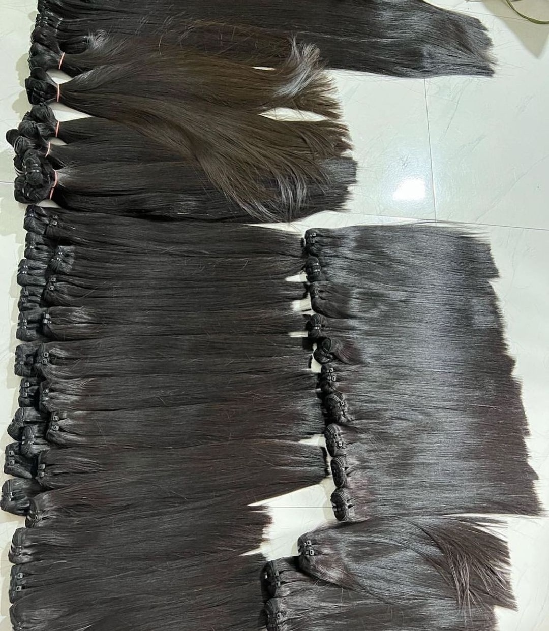 Vietnamese & Cambodian Super Double Drawn Straight Raw Virgin Real Human Hair from Wholesale  Factory