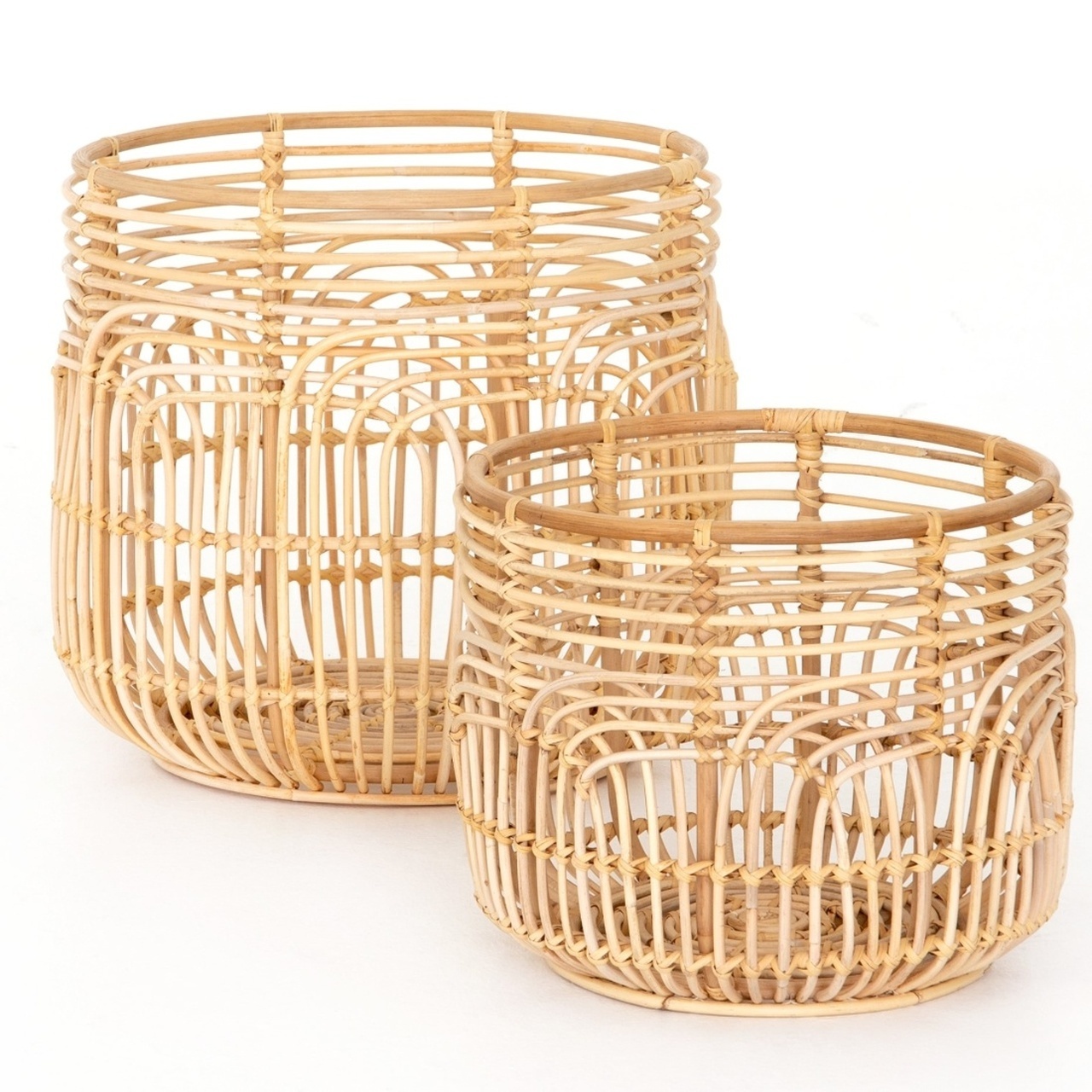 Eco friendly wicker home decoration storage baskets