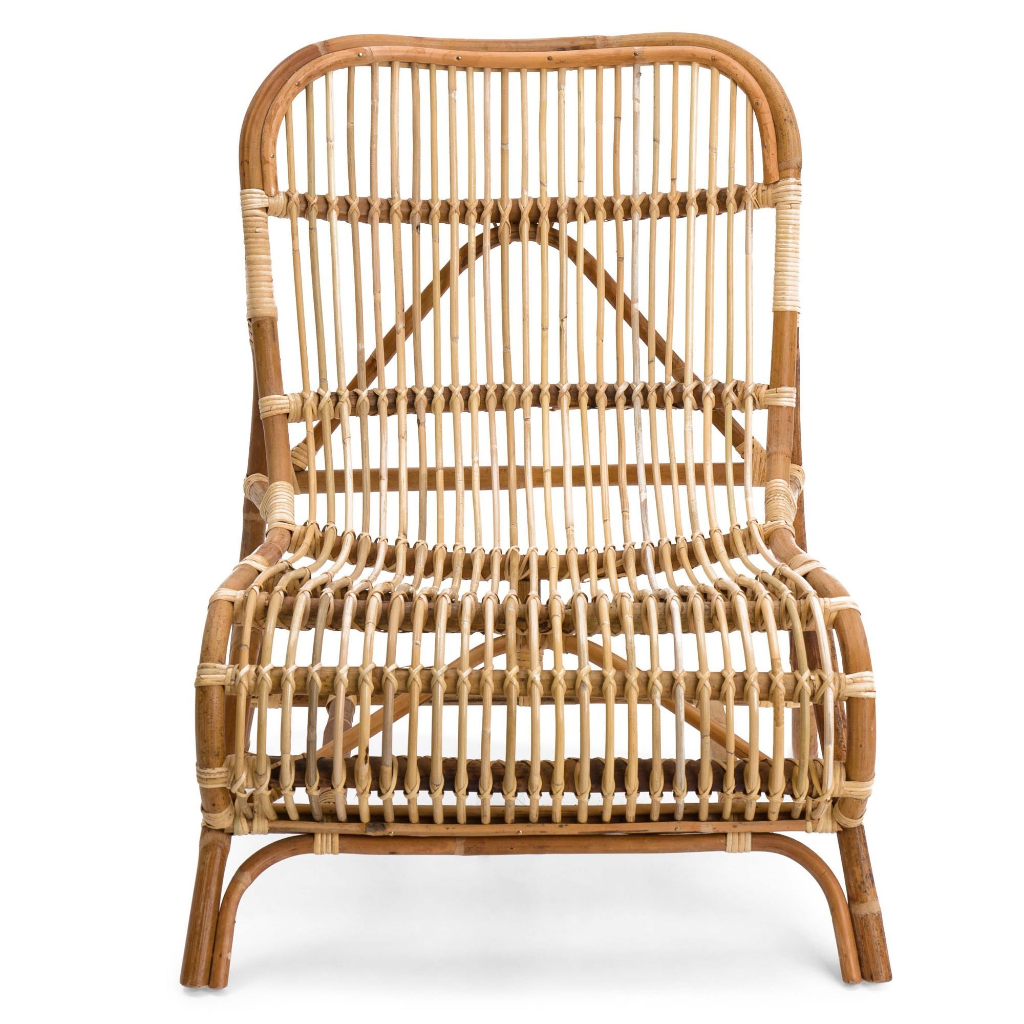 Vietnam natural rattan wicker lounge chair