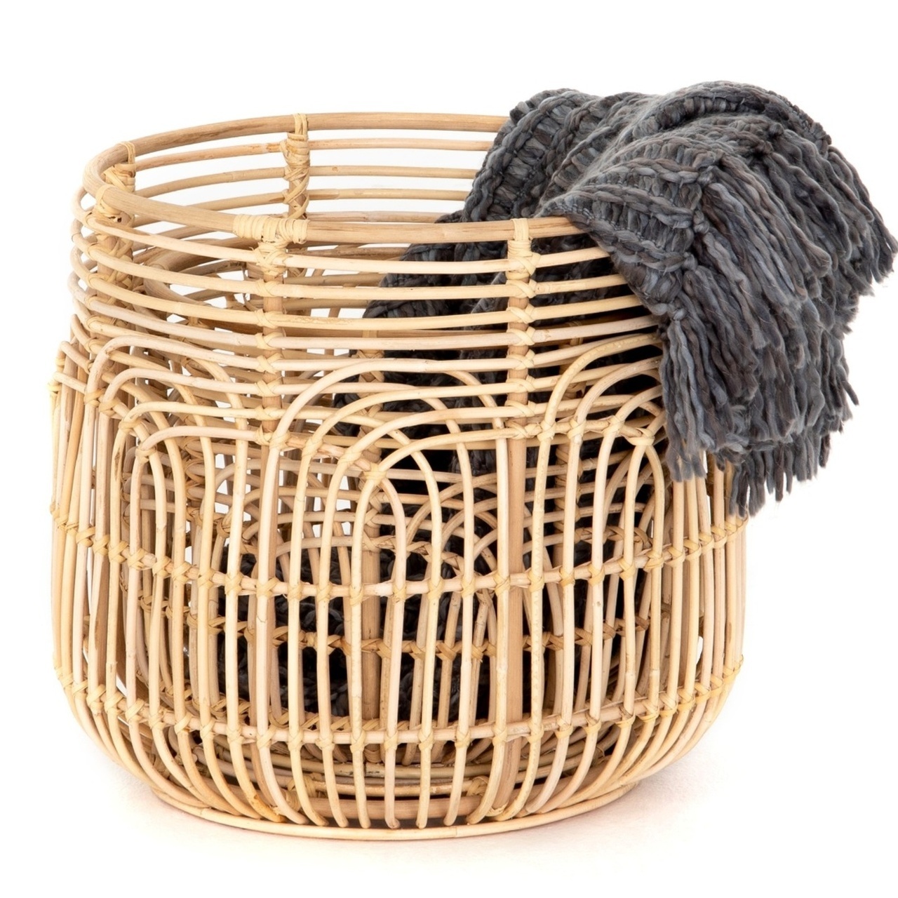 Eco friendly wicker home decoration storage baskets