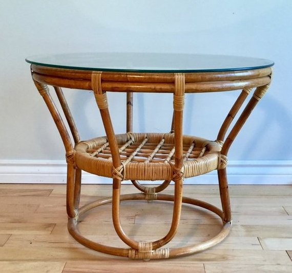 Wholesale Good Quality Natural Vintage Basket Rattan Chair and Table Contact us for Best Price