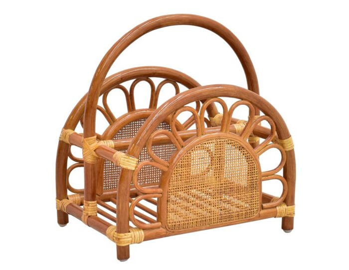 Handwoven Rattan Office Use Books Magazine Store Rack Wholesale  Magazine Holder from Vietnam