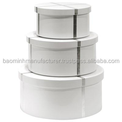 Shiny white wood lacquer box Vietnam wholesaler