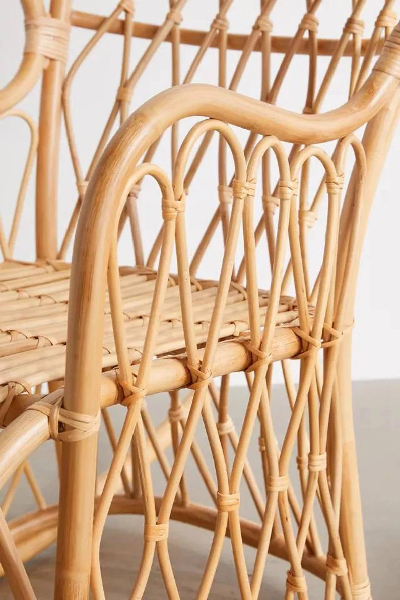 Rattan rocking chair Bamboo rocking chair cane rocking chair Rattan bamboo furniture